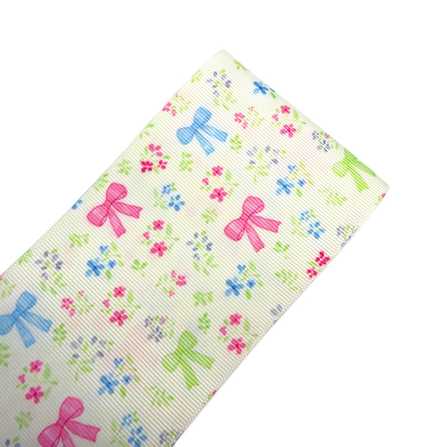 3 yards roll 7.5cm/3inch Multicolored Flower Bows