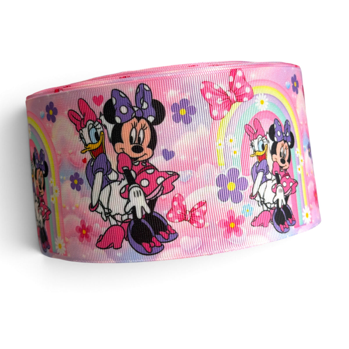 3 Yards 7.5cm m/3inch  Bowy Friends Printed Grosgrain
