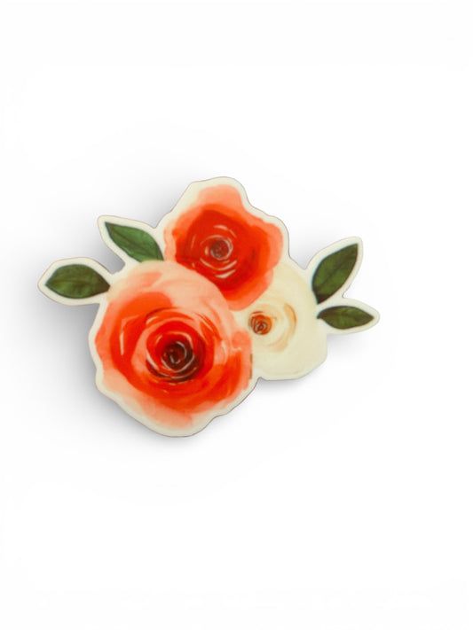 1 resin 4cm Ivory Red Bouquet Planar