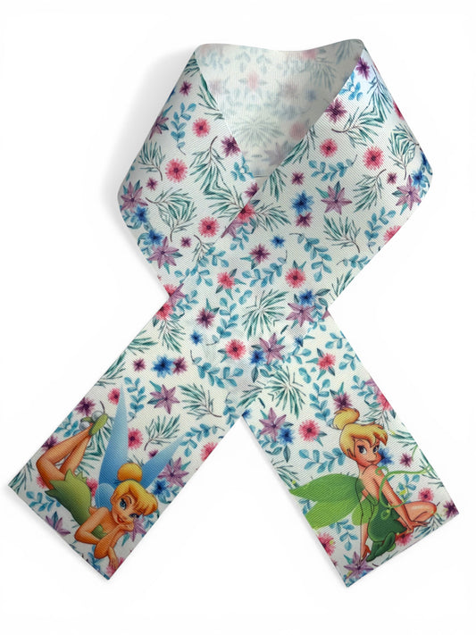 7.5cm Blue Floral Tinker 30 inches long Strip