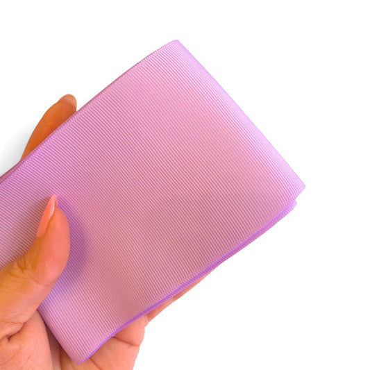 3 yards Lilac G-25  Solid Grosgrain 7.5cm 3inch