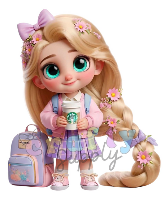 #263 Gold Braid  School DTF Transfer