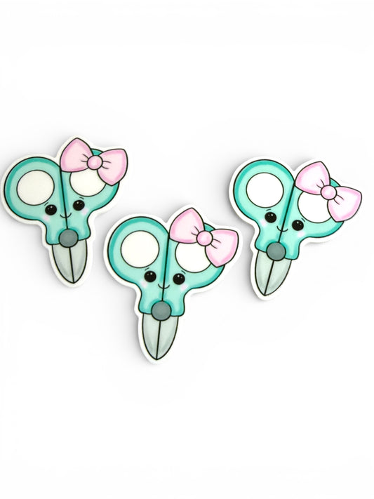 3 resins 5cm  Aqua Scissors Planar Resins
