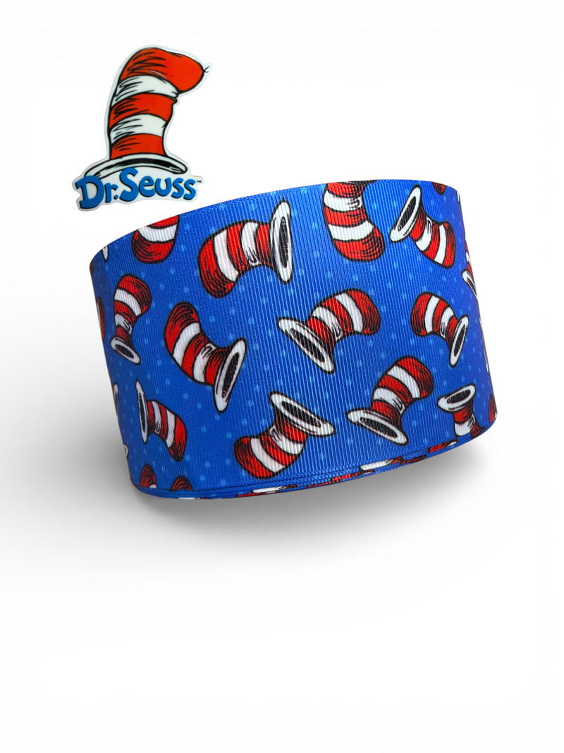 3 yards with 3 resins Set Cat with Hat 7.5cm Ribbon