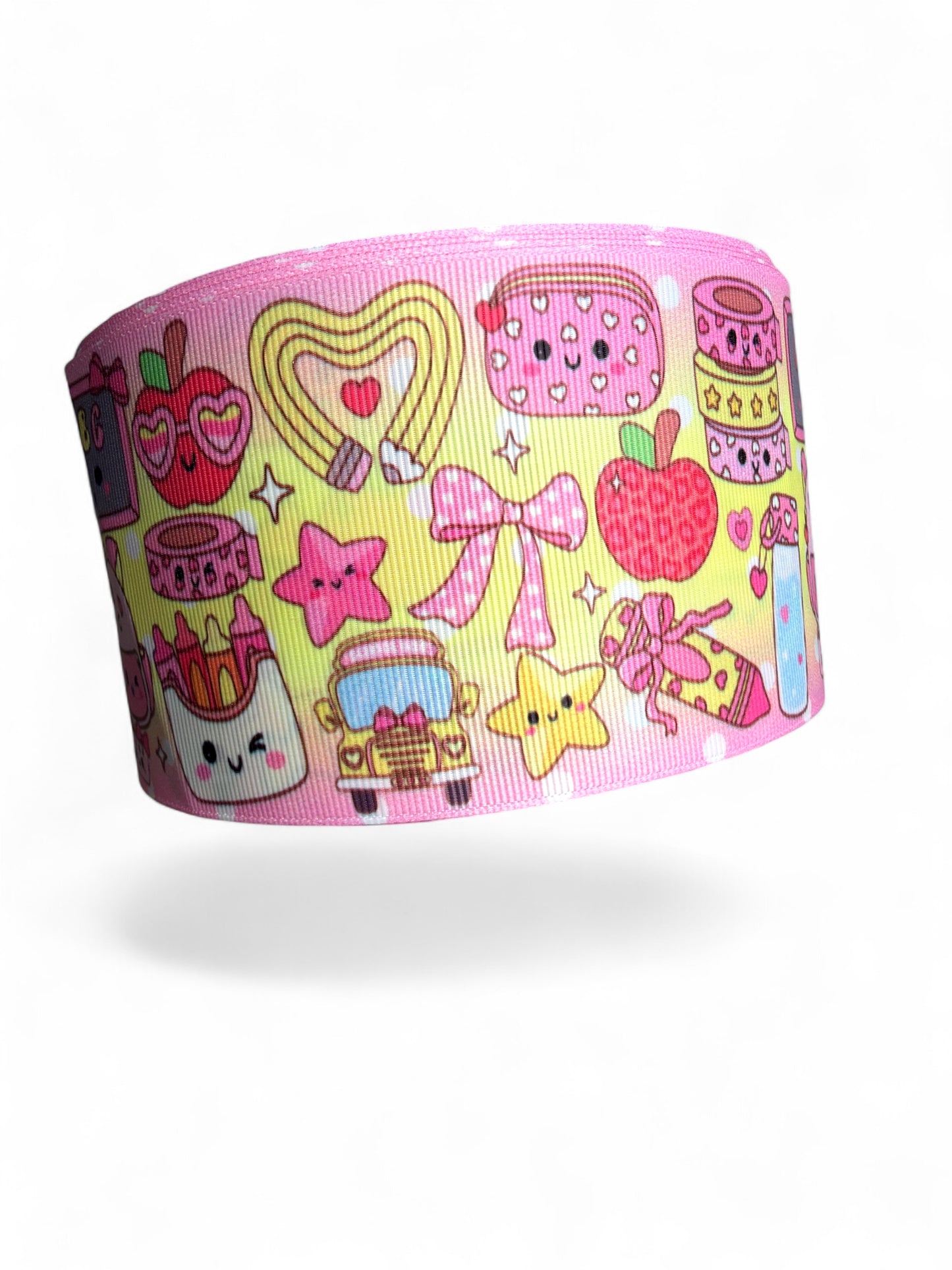 7.5cm/3inch Ribbon So Pink School