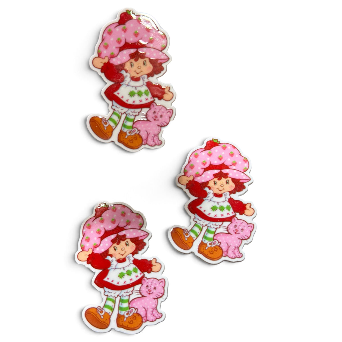 3 resins Flat Planar Fresita Vintage  5cm RES