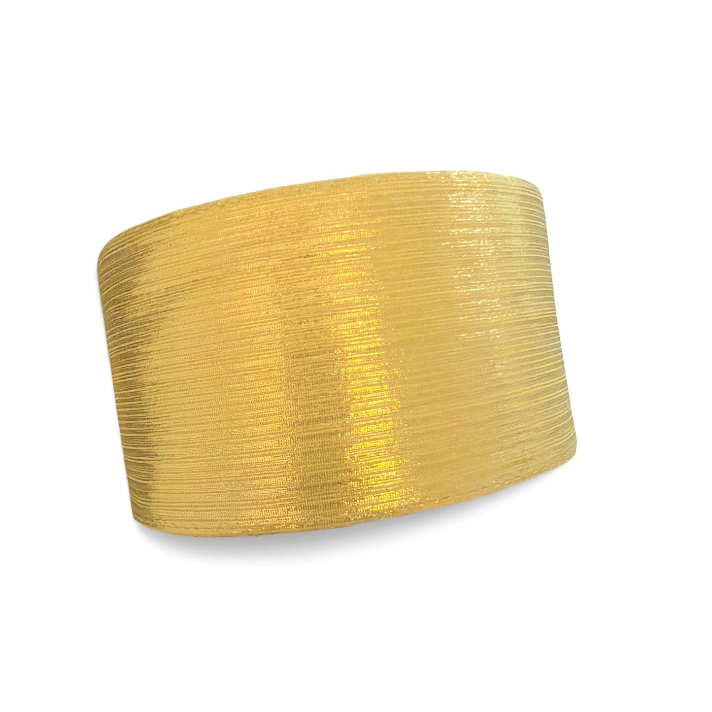 1 yard 7.5cm/3in Light Gold  Rain Metallic Ribbon  RN3-12