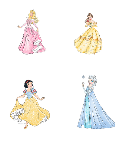 Transfer #189 Princesses Vntg