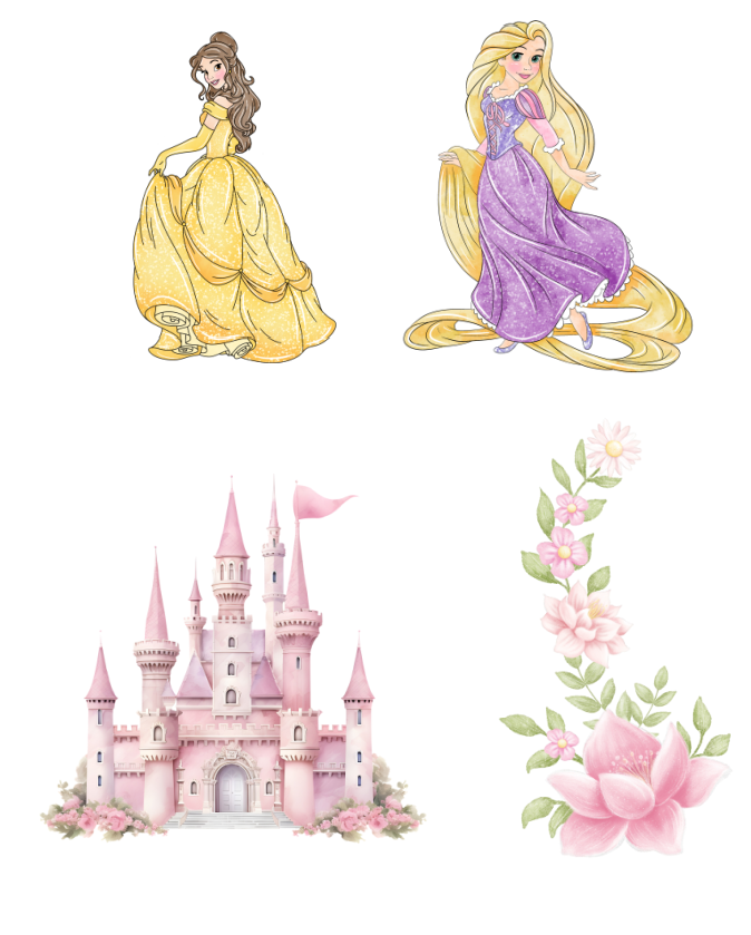 Transfer #191 Princesses Vntg 003