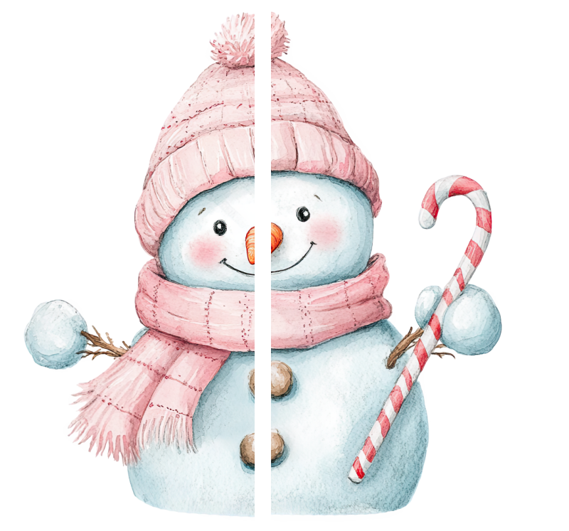 Transfer #194 SnowMan Sides separated