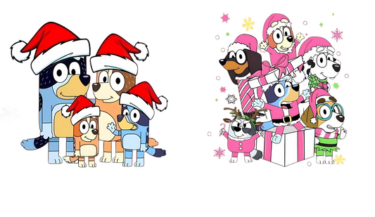 Transfer #181 Bluey Christmas