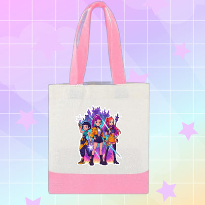 Personalized Kids Mini Canvas Tote Bag