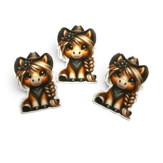 3 resins 5cm Set Cow Braids CBY-07
