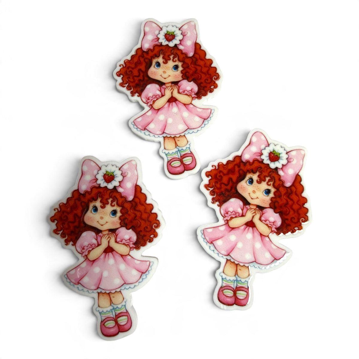 3 resins Flat Planar Fresita Vintage  5cm RES
