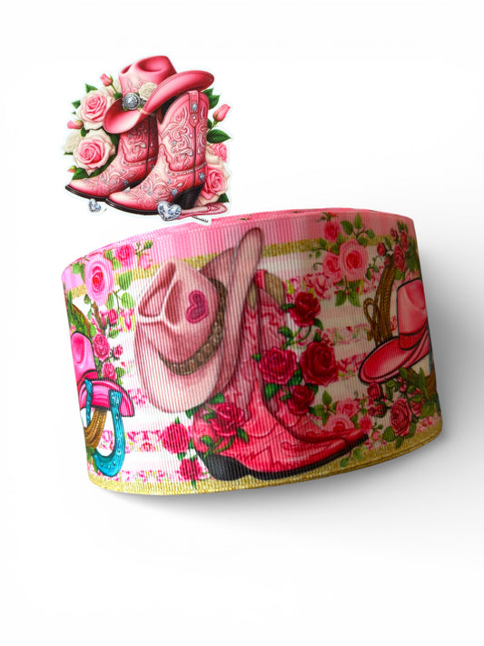 Roses in love Cowgirl Ribbon