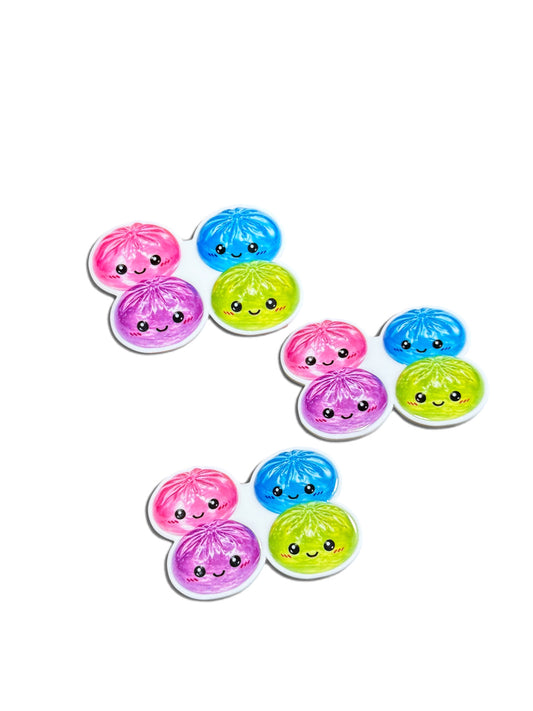 3 planar resins 5cm Mini 4s Glitter Dumpling