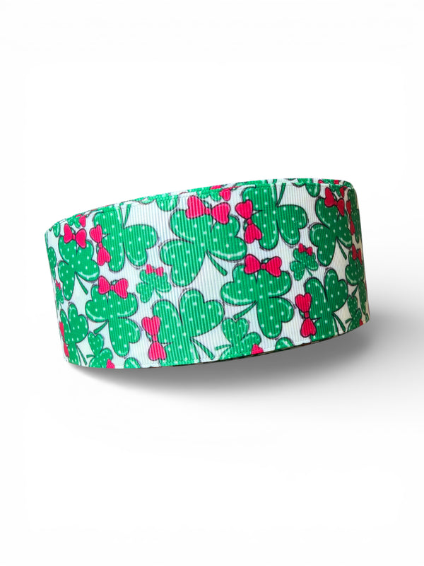 3 yards Lucky Pink Bow