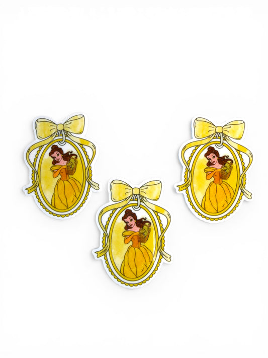 3 resins 5cm Bella Princess Princess