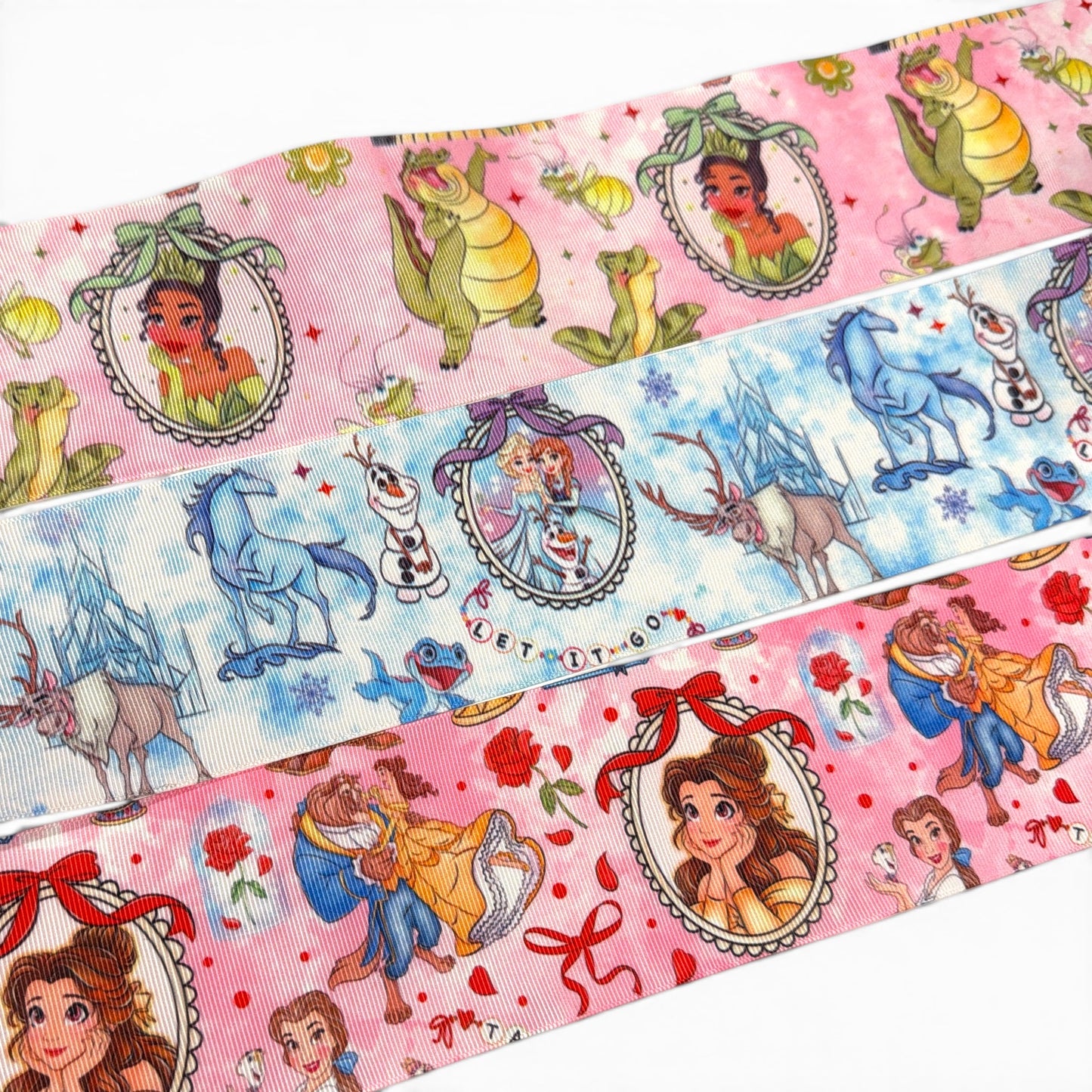7.5cm/3inch Ribbon Kit Bowtifull Princesses 36 yards -21epoxy Resins