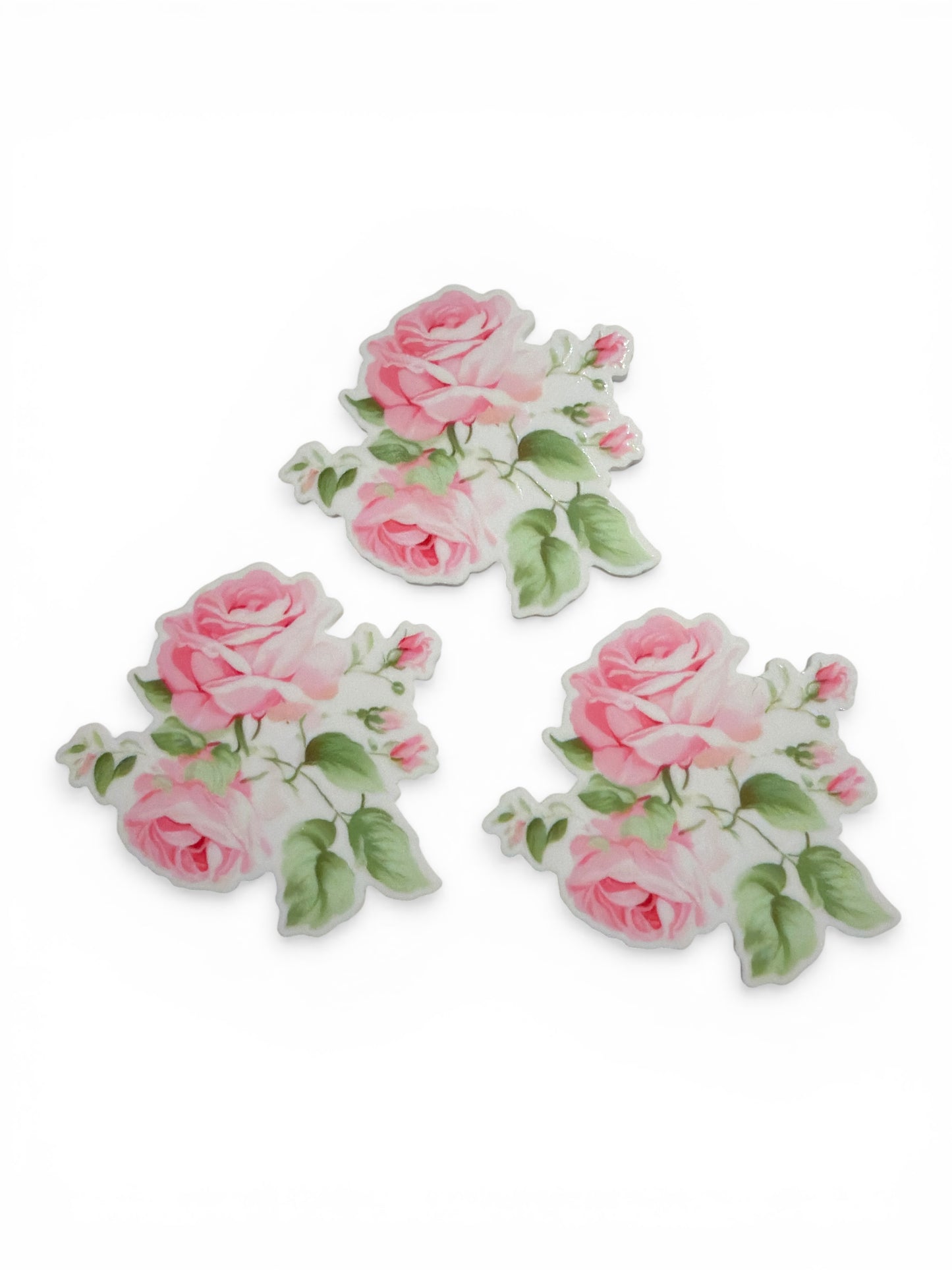 3 resins 5cm Pink Roses Planar Resins