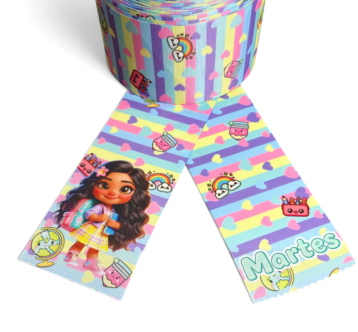 Weekdays School Princesses Semanario Escolar Princesas  7.5cm/3inch