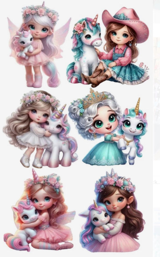 Transfer #116 Unicorn Girls