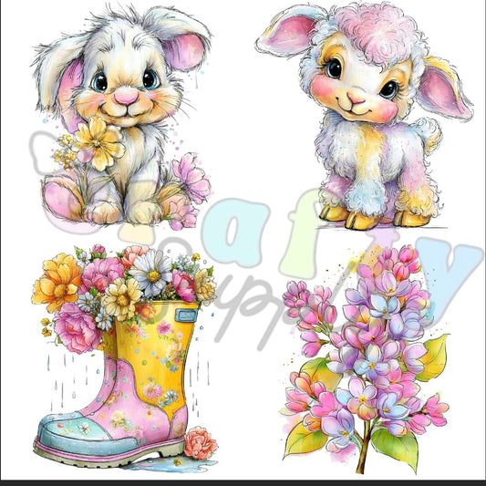 Transfer #261 Easter Garden