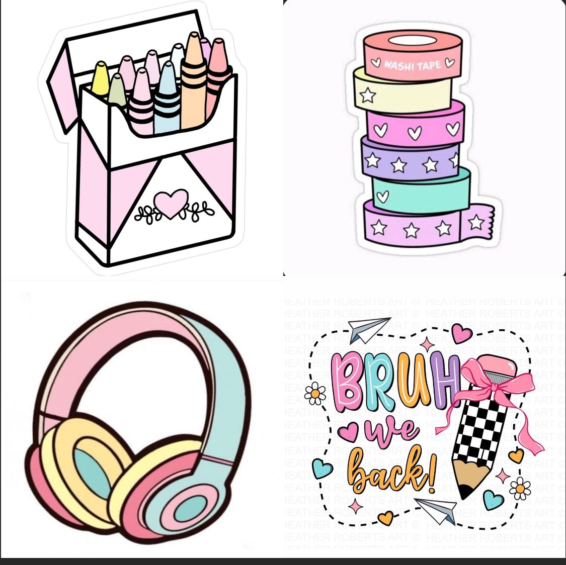 Transfer #259 Back to school Accesories