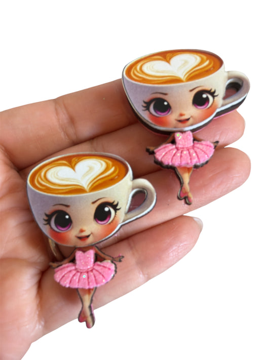 2 Mini Ballerina Cappuccino 4.5cm