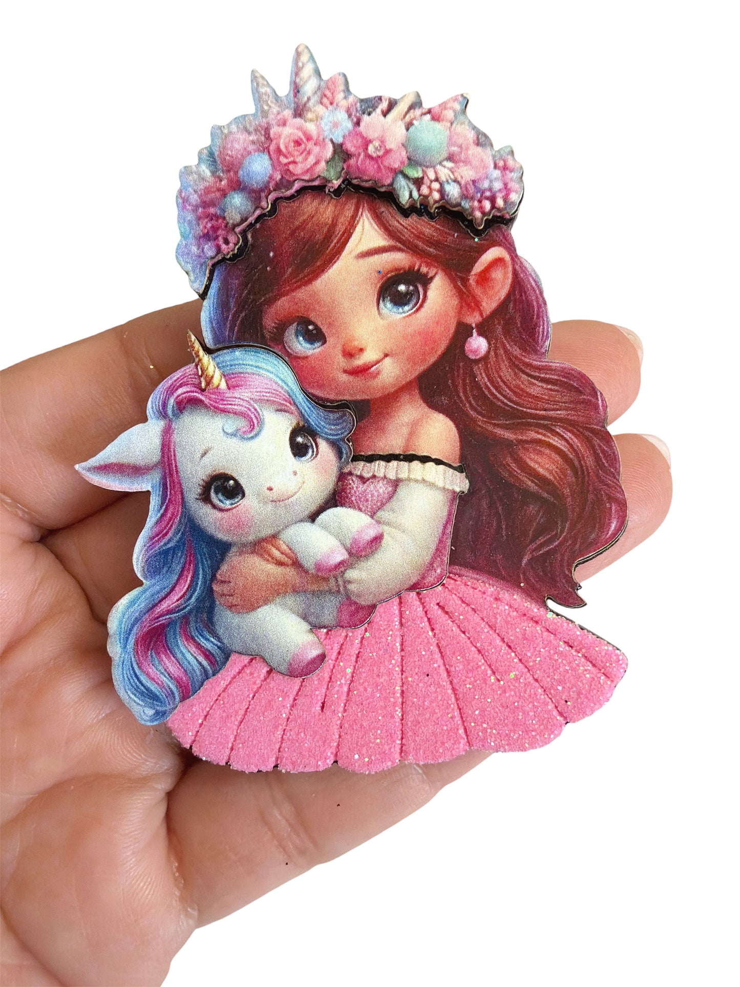 1-Jumbo Unicorn Princess  7cm