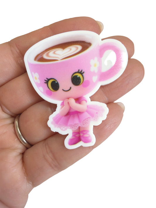 Ballerina Macaroon 5cm Planar Resin