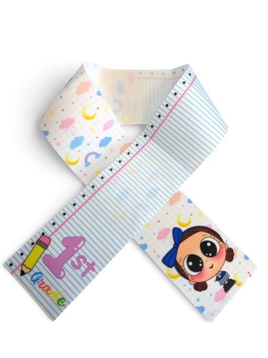 7.5cm 1st Grade Notebook Strip Ribbon 1 yard