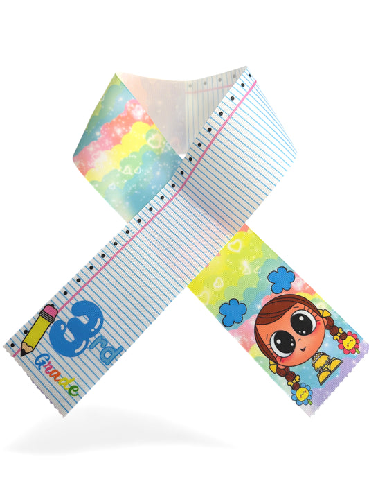 7.5cm 3rd Grade Notebook Strip Ribbon 1 yard