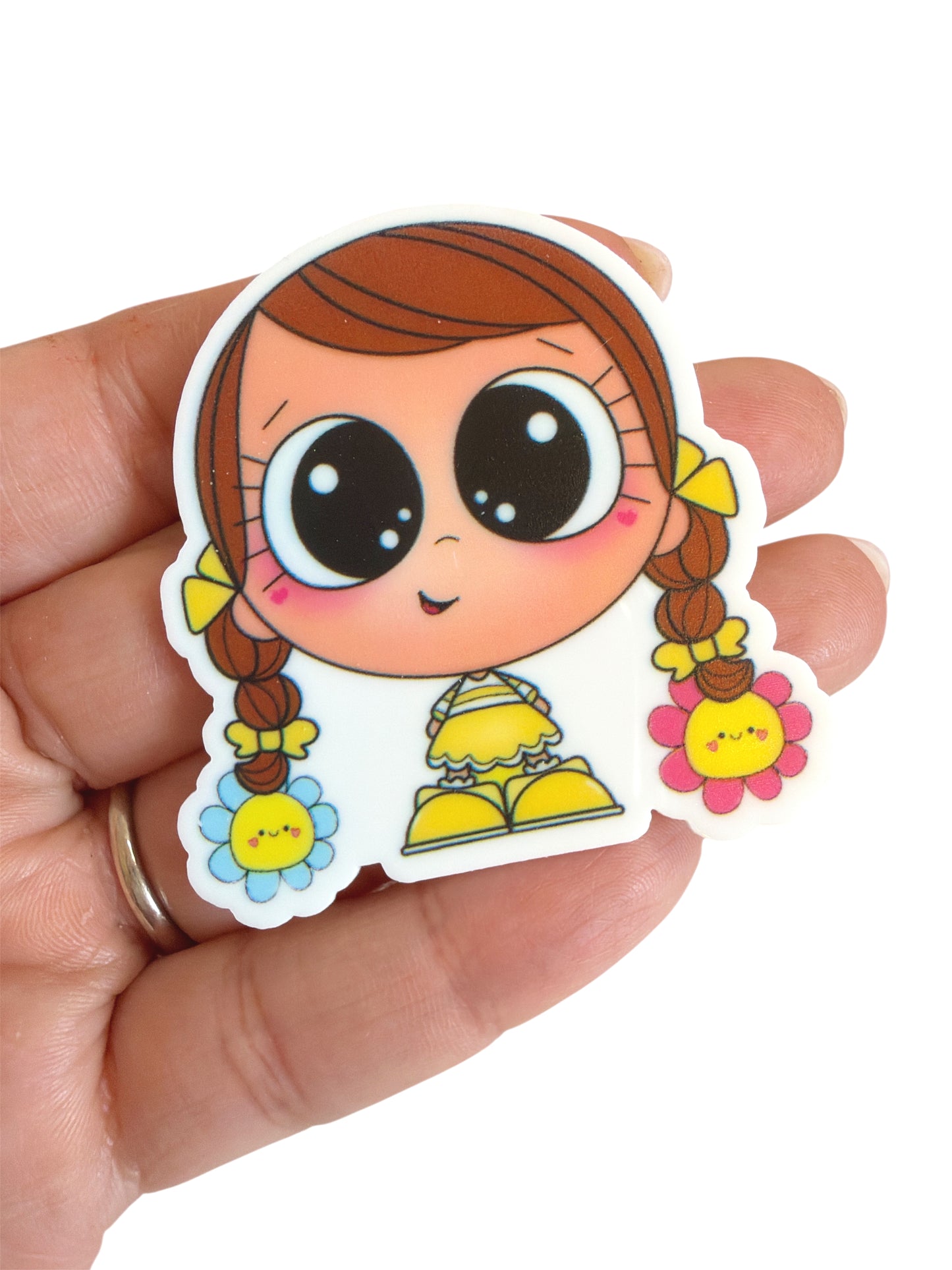 5cm Braids School Girl Resin