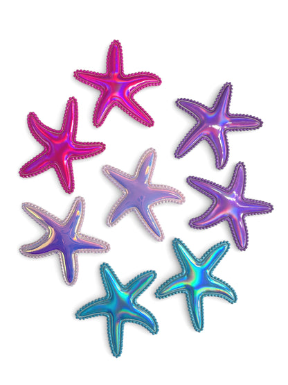 8pcs-Holographic Sea Stars