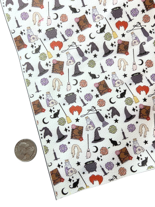 30x 34 CM Brooms and Hats   Halloween Vinyl Litch