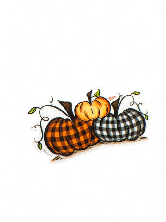 5cm Planar Squares Pumpkins Trio