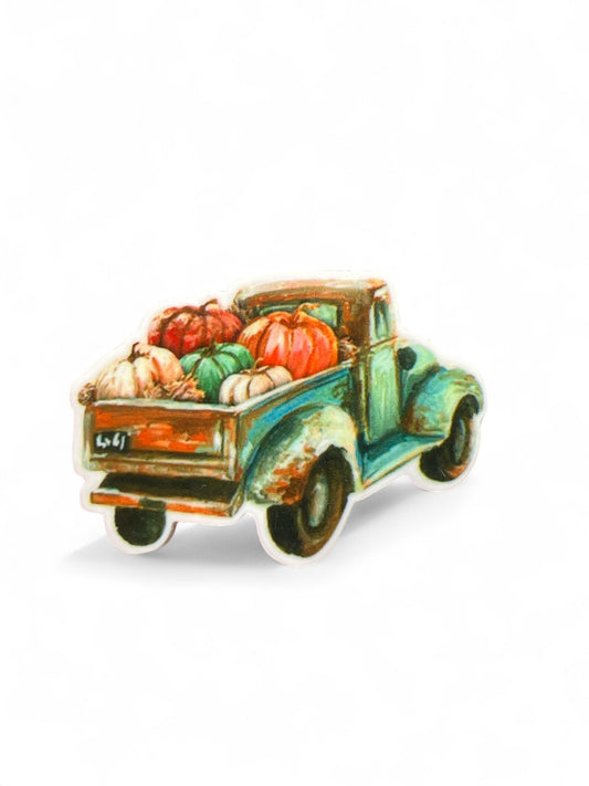 5cm Planar Harvest Pupmkin Truck