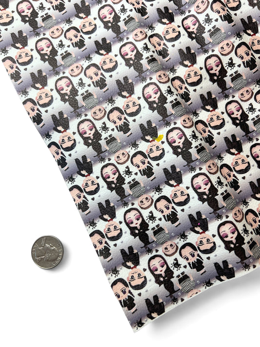 30x 34 Adams  Family  Halloween Vinyl Litchi