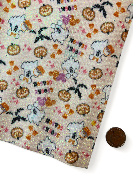 Vinyl SHEET 34x25CM Glitter Mickey Ghost