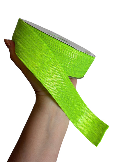 Soft Fabric Ribbon Deluxe Lined Texture 1 yard