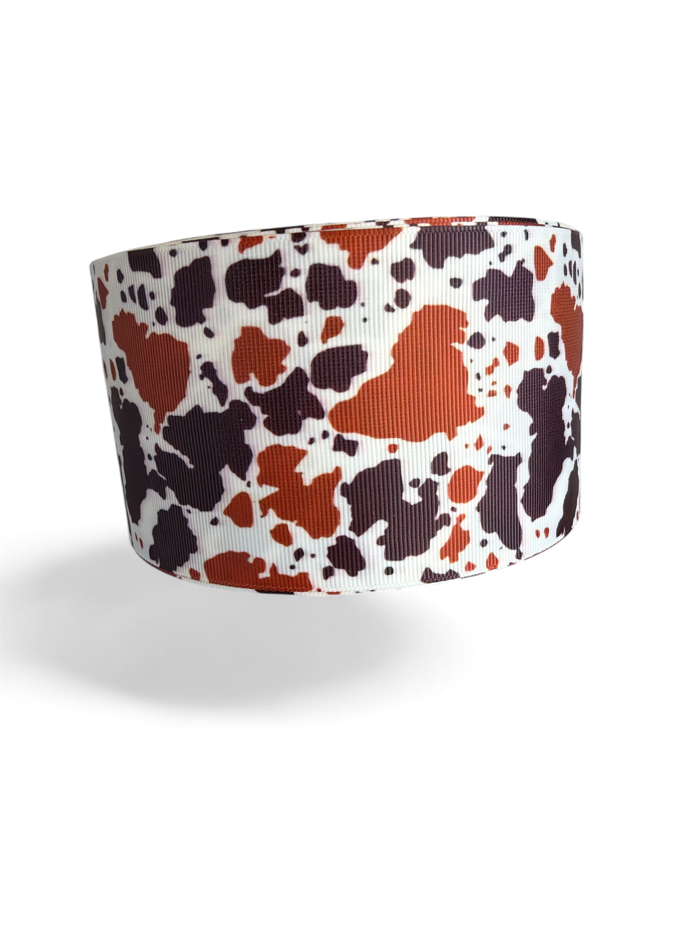 7.5cm Ranch Cow Print Ribbon 1 yard