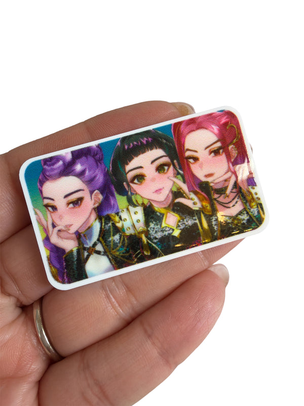 1-5cm Huntrix Girls  Planar Resin