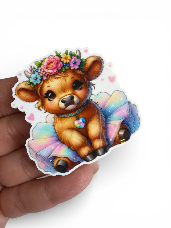 1-5cm Tutu Cow Planar Resin