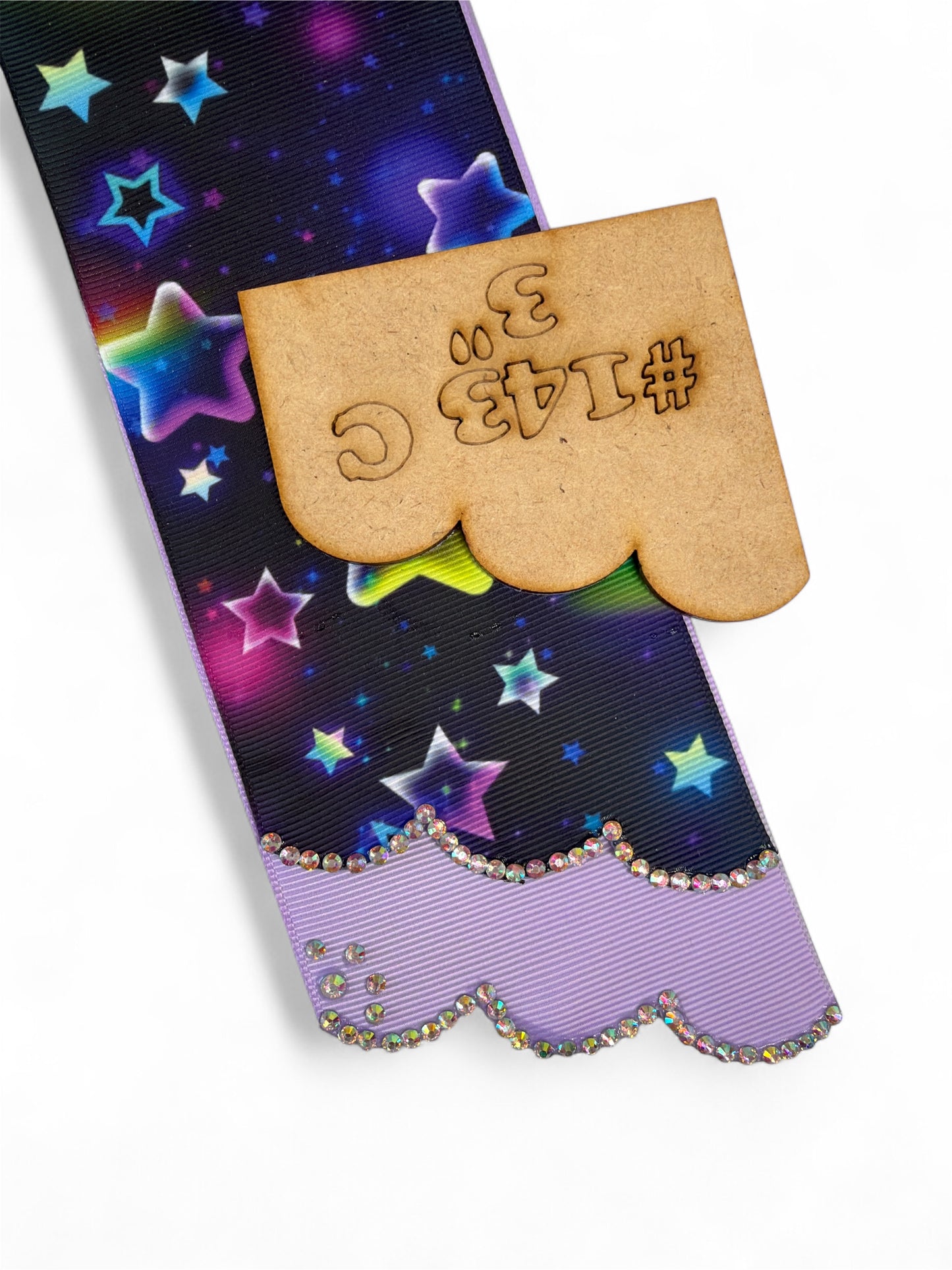 #143 4 Sizes Ribbon Ends Template  MDF 4 sizes per set