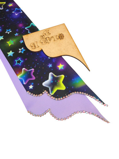 #143 4 Sizes Ribbon Ends Template  MDF 4 sizes per set