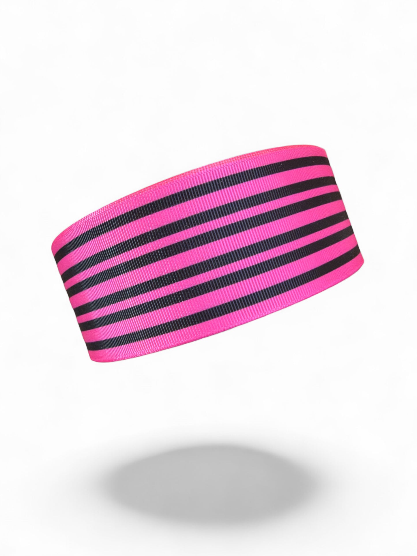 5cm Hot Pink Lines Shading Ribbon
