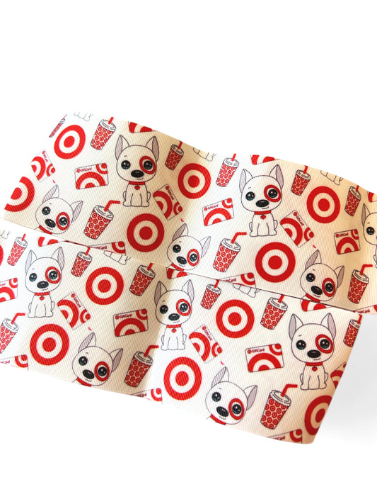 7.5cm/3inch Ribbon Target  Pup 1 yard
