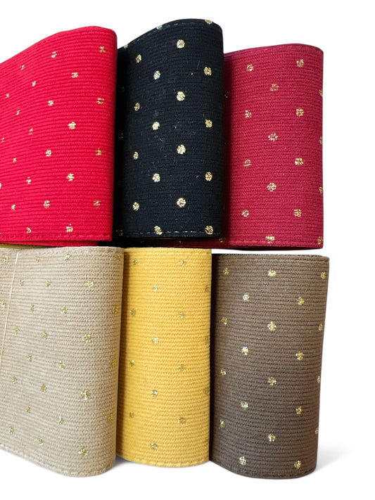 6 yards SET 7.5cm/3inch Velveteen Ribbon One yard each color.