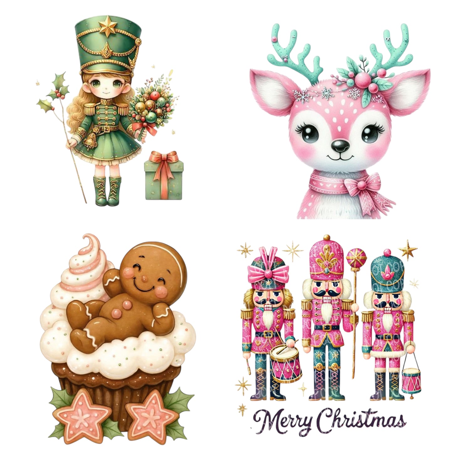 Transfer #210 Nutcracker Reindeer